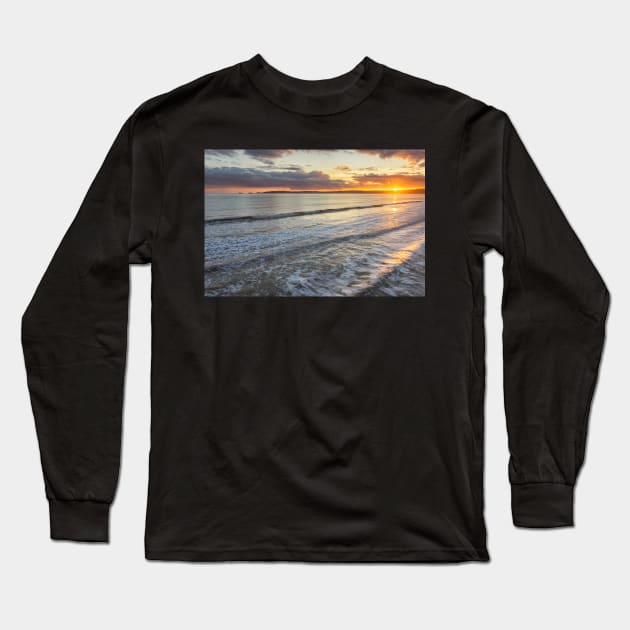 Mumbles across Swansea Bay Long Sleeve T-Shirt by dasantillo